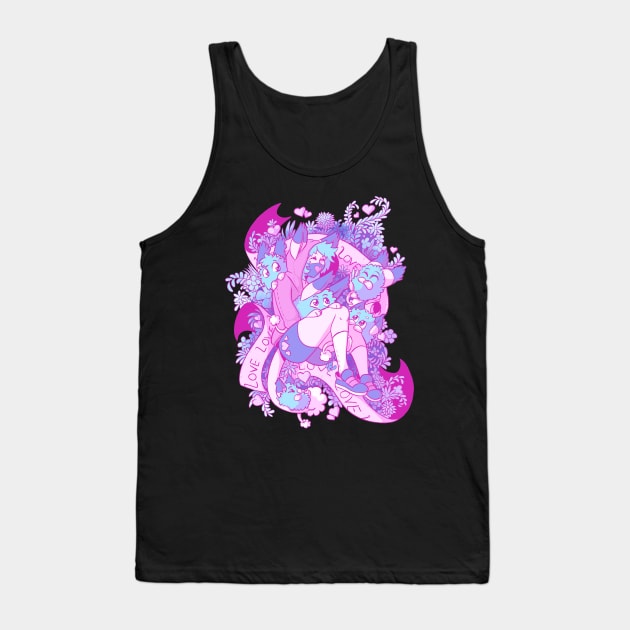 Dustbunny Love Tank Top by DustbunnyStudios